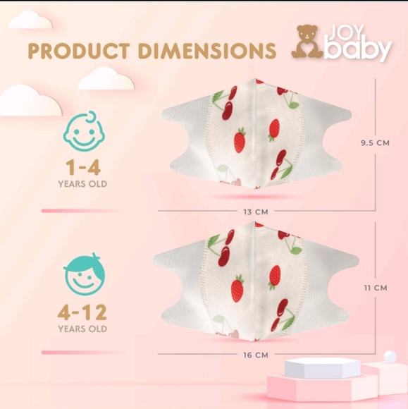 Children/Kids Disposable Mask - Pink Unicorn - Picture 3 of 4